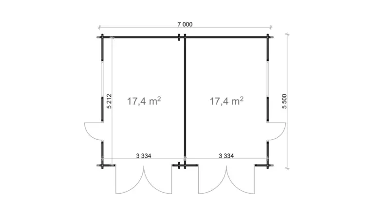 Wooden Garage 7×5.5