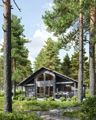 Wooden houses